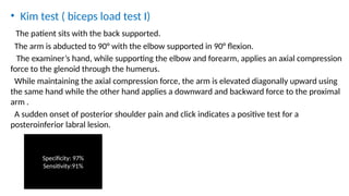 Kim Test R50 Special test for shoulder, elbow and wrist.pptx