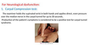 Special test for shoulder, elbow and wrist.pptx