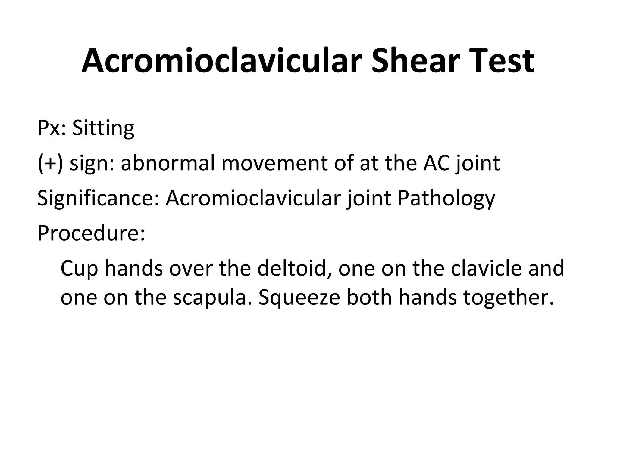 Special tests | PPT