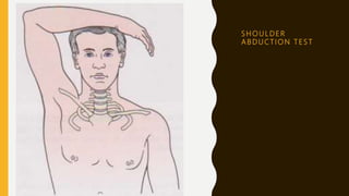 S H O U L D E R
A B D U C T I O N T E S T
 