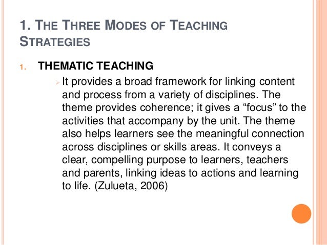thematic teaching