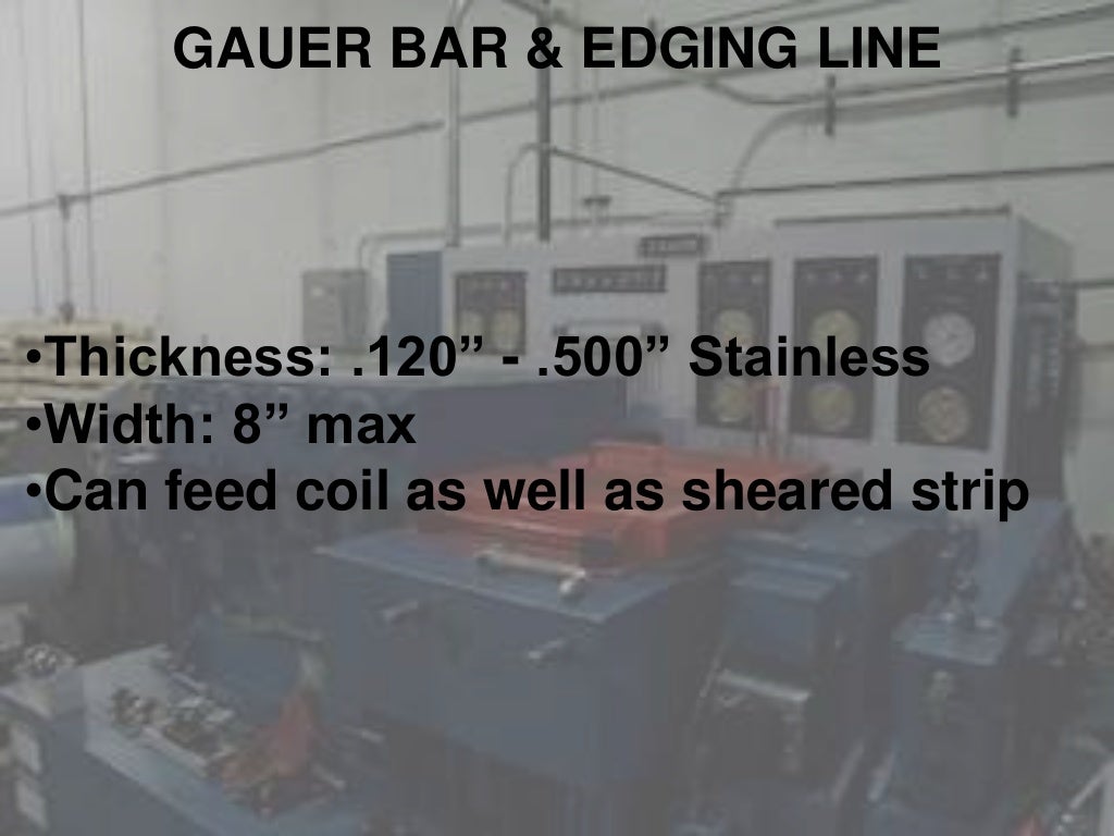 Specialty Rolled Metals