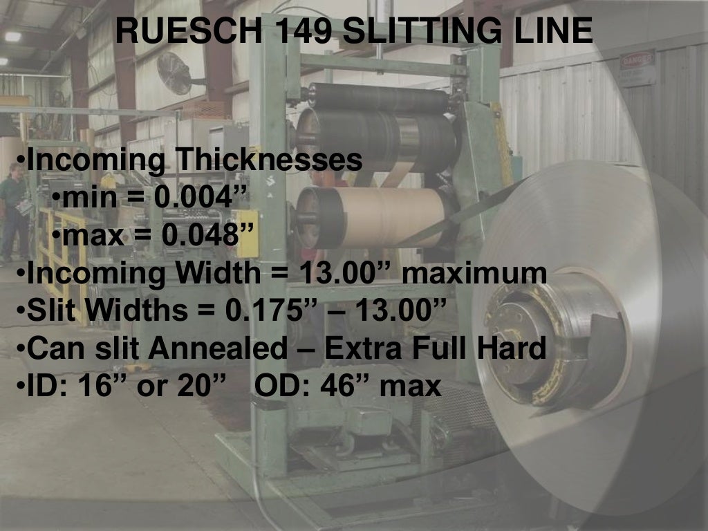 Specialty Rolled Metals