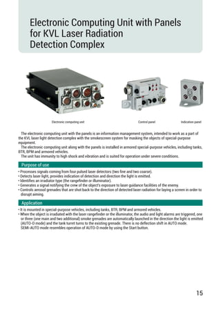 Kvl Computer System Electronic units and systems for armored vehicles | PDF