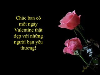 Chúc bạn có một ngày Valentine thật đẹp với những người bạn yêu thương! 