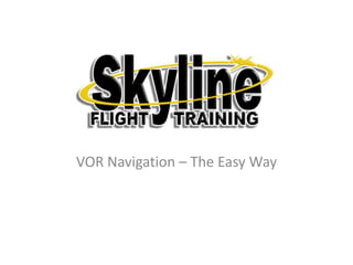 VOR Navigation – The Easy Way
 