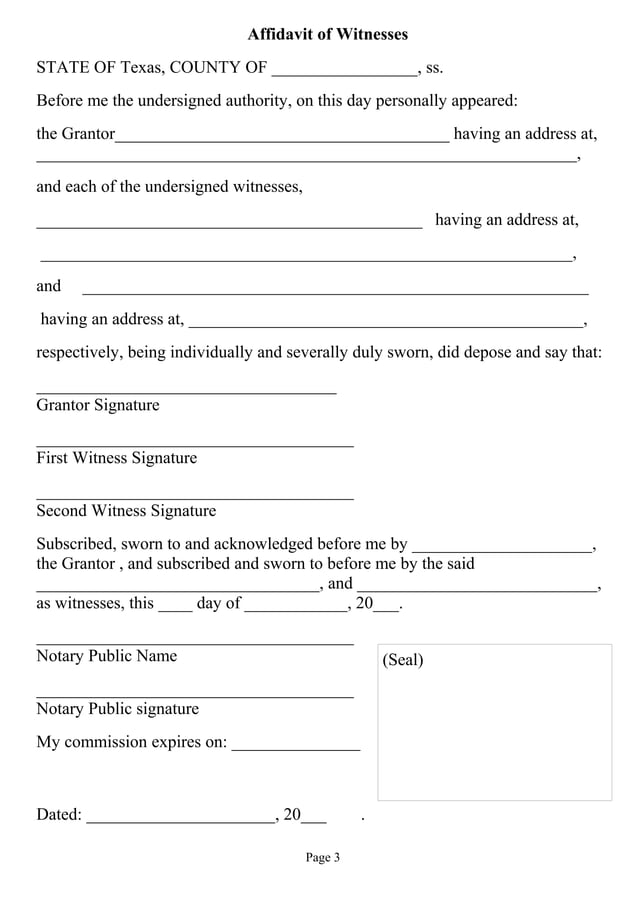 Special warranty deed with reservation of life state texas free pdf | PDF