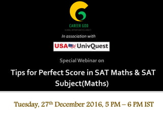 In association with
Tuesday, 27th December 2016, 5 PM – 6 PM IST
 