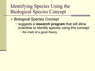 Species Concepts And Speciation | PPT