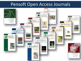 Pensoft Open Access Journals
 