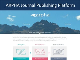 ARPHA Journal Publishing Platform
 