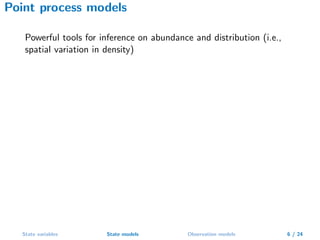 Hierarchichal species distributions model and Maxent | PDF