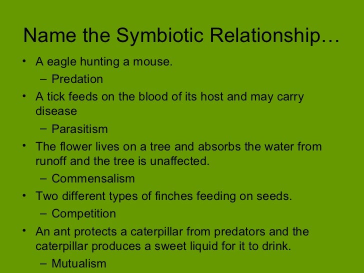 symbiotic relationships