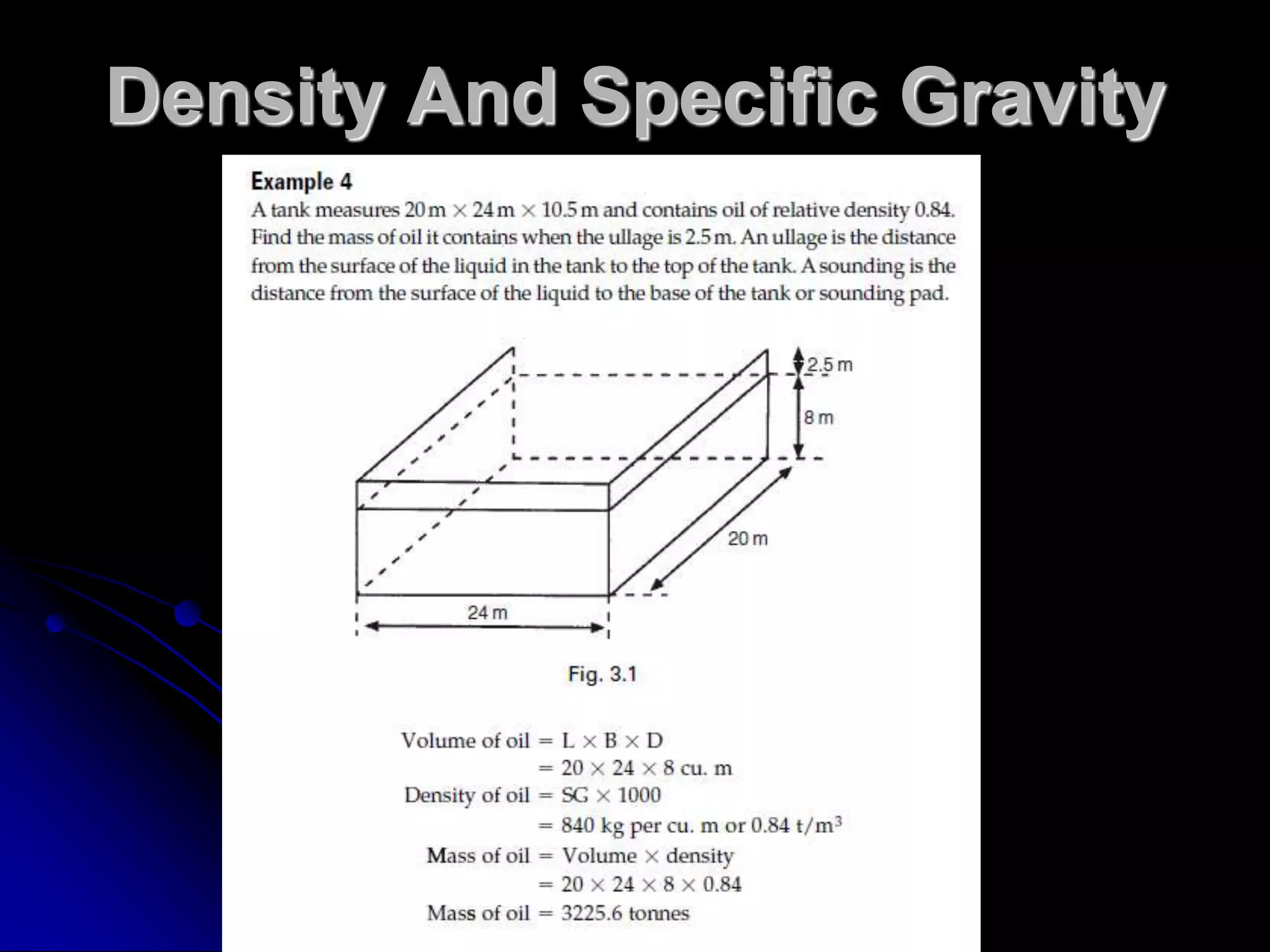 Density And Specific Gravity