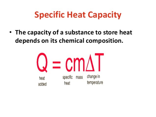 Specific heat-capacity