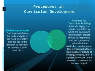 Specific Approaches To Curriculum Development | PPT