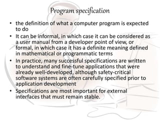 SPECIFICATIONS | PPTX