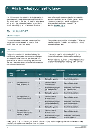 Computer Science A Level Specification | PDF