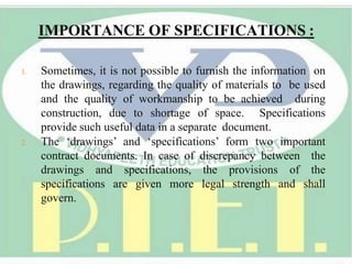 Specification of Work in Estimation and Accounts (EA) | PPTX