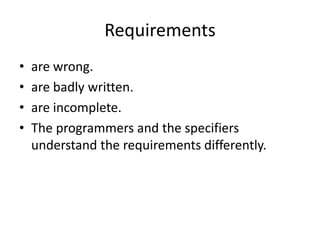 Specification Mistakes Example Specification by example | PPTX