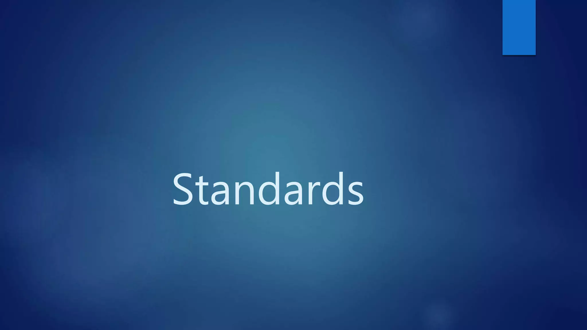 Specification, Codes and Standards (IDPPM) | PPTX