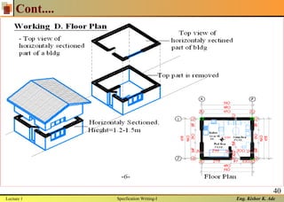 Eng. Kishor K. Ade
Cont....
40
Lecture 1 Specfication Writing-I
 