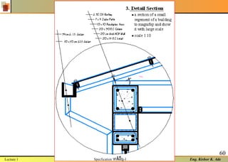 Eng. Kishor K. Ade
60
Lecture 1 Specfication Writing-I
 