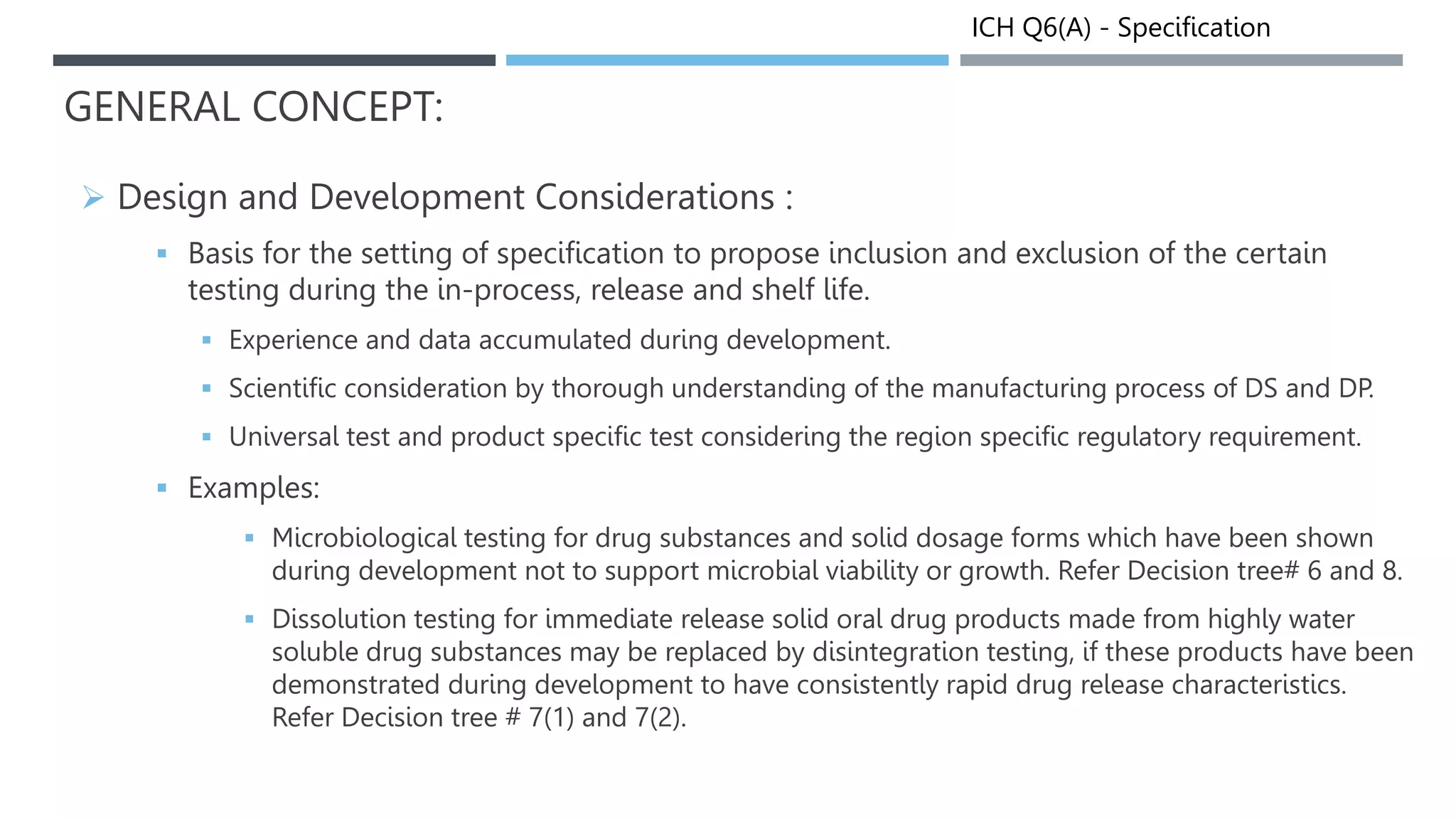 Specification: Test procedure and acceptance criteria | PPTX
