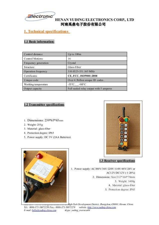Specification of f24 10 d