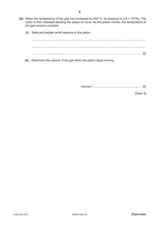 SPECIFIC HEAT CAPACITY WORKSHEET IGCSE PHYSICS | PDF