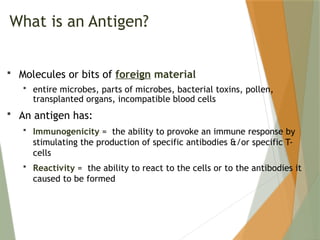 Incompatible Cells Specific Immunity - Adaptive Immunity - Nursing | PPTX