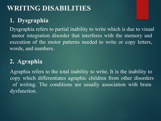 SPECIFIC Learning Disability presentation.pptx