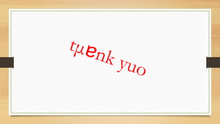tμ nk yuo
ɐ
 