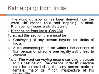 Specific offences | PPTX
