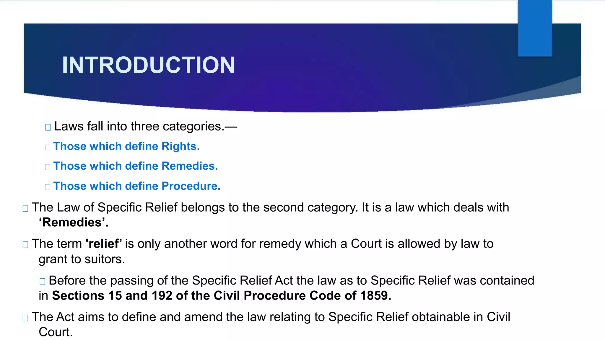 Specific relief act.ppt