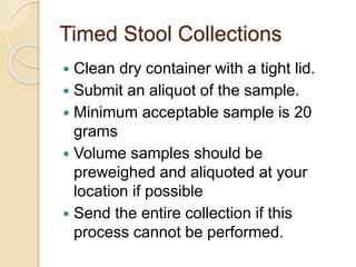 Specimen storage | PPTX