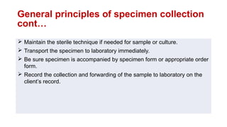 Specimen collection procedure........... | PPTX
