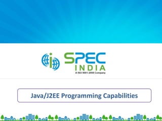 Java Projects Case Studies
Java/J2EE Programming Capabilities
 