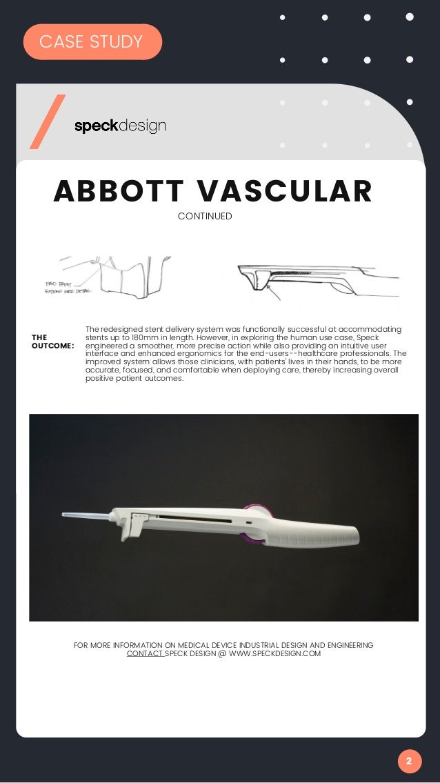 Speck Design Medical Device Product Design Casestudy Abbott Vascular