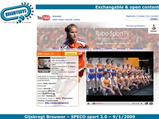 Exchangable & open content 