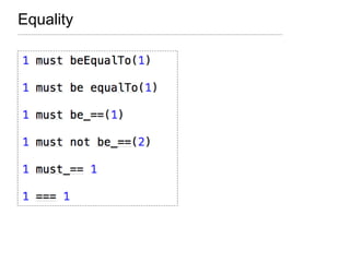 Equality
 