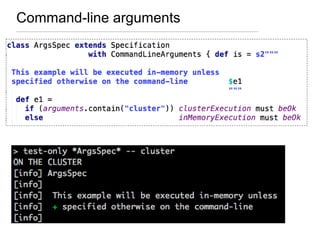 Command-line arguments
 