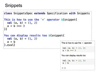 Snippets
 