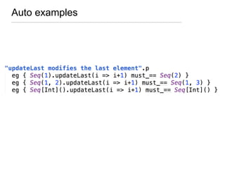 Auto examples
 