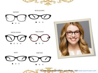 To view more presentations and articles, visit www.eyenirvaan.com 
 