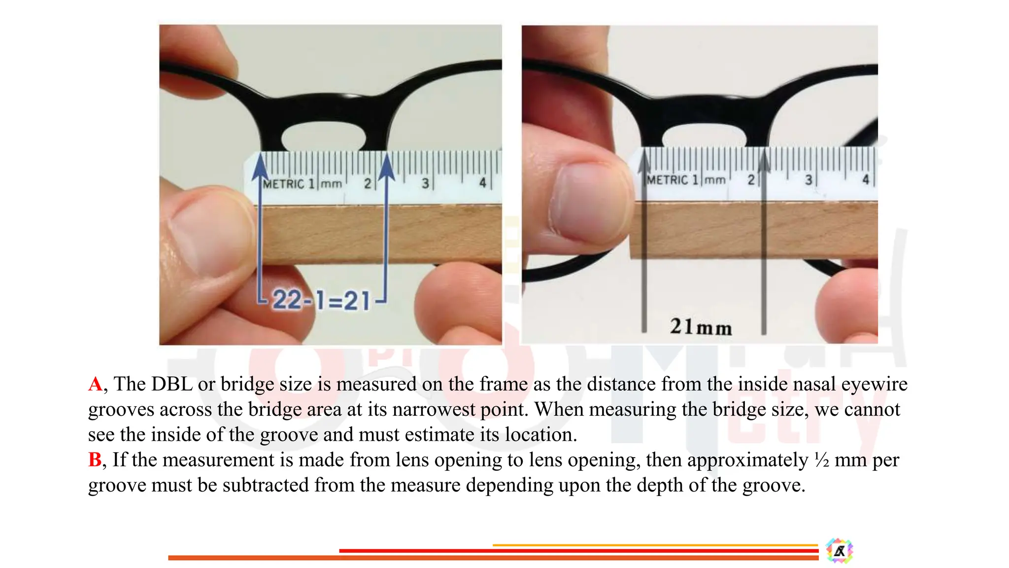 SPECTACLE MARKINGS AND MEASUREMENTS by Optom. Jithin Johney | PPTX