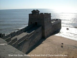 Shan Hai Guan. Where the Great Wall of China meets the sea

 