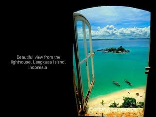 Beautiful view from the
lighthouse. Lengkuas Island,
Indonesia

 