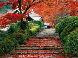 Garden Staircase in Kyoto , Japan
 