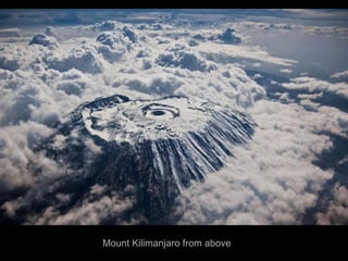 Mount Kilimanjaro from above
 